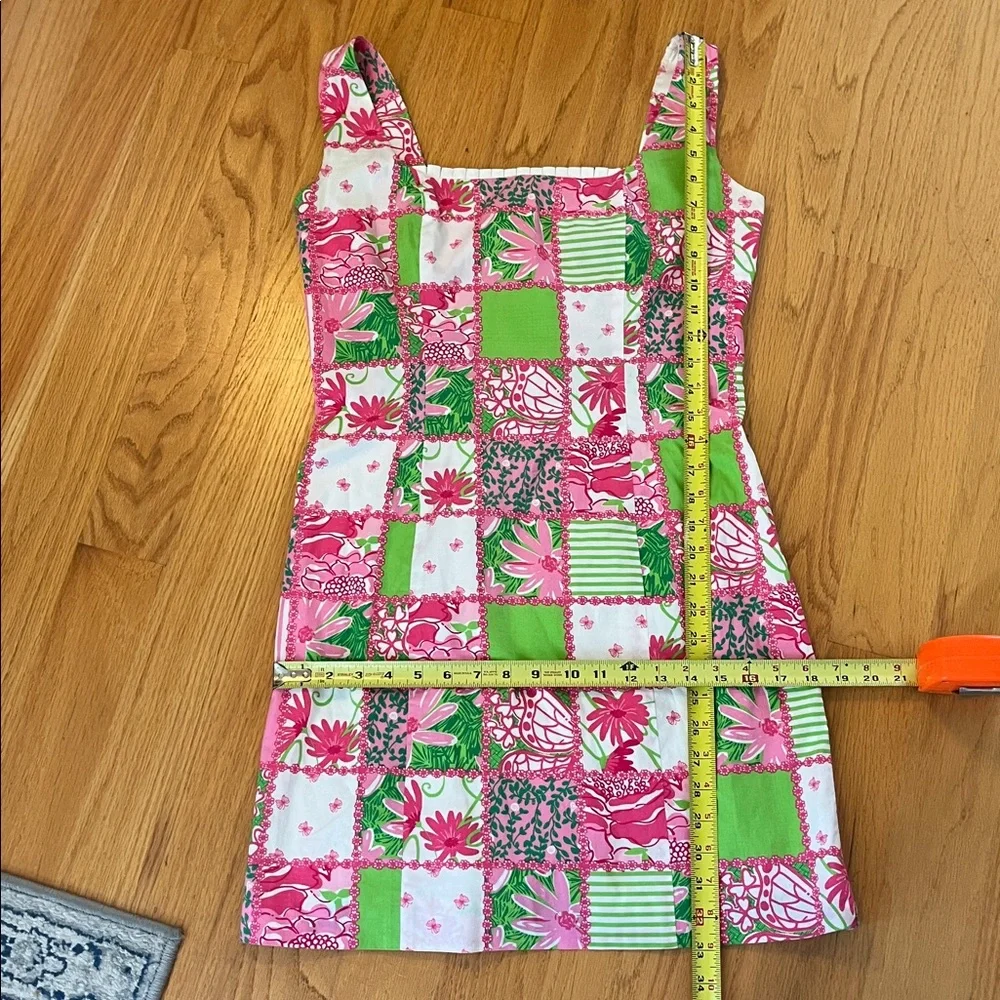 Lilly Pulitzer Brycer Printed Ruffle Dress multi patchtastic size 6/8 - Picture 6 of 9